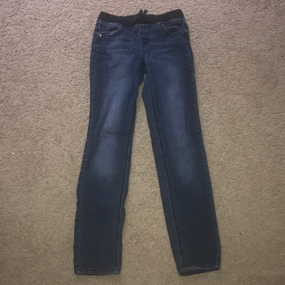 Jeans with a spandex waist!!